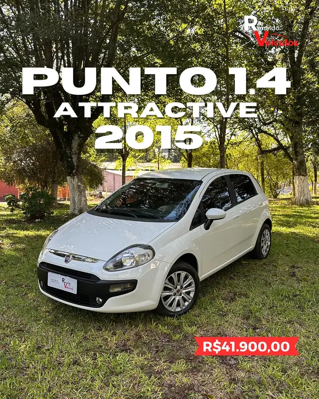 Carro Fiat Punto 2015 Attractive 1.4 (Flex)