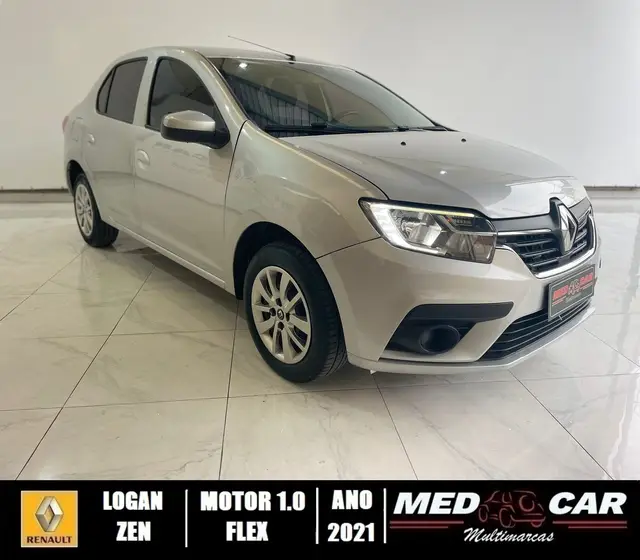 Carro Renault Logan 2021 Zen 1.0 12V SCe (Flex)