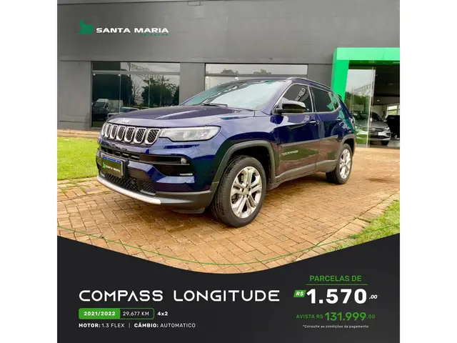 Carro Jeep Compass 2022 80 anos 1.3 T270 (Aut) (Flex)