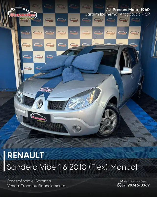 Carro Renault Sandero 2010 Expression 1.6 8V (flex)