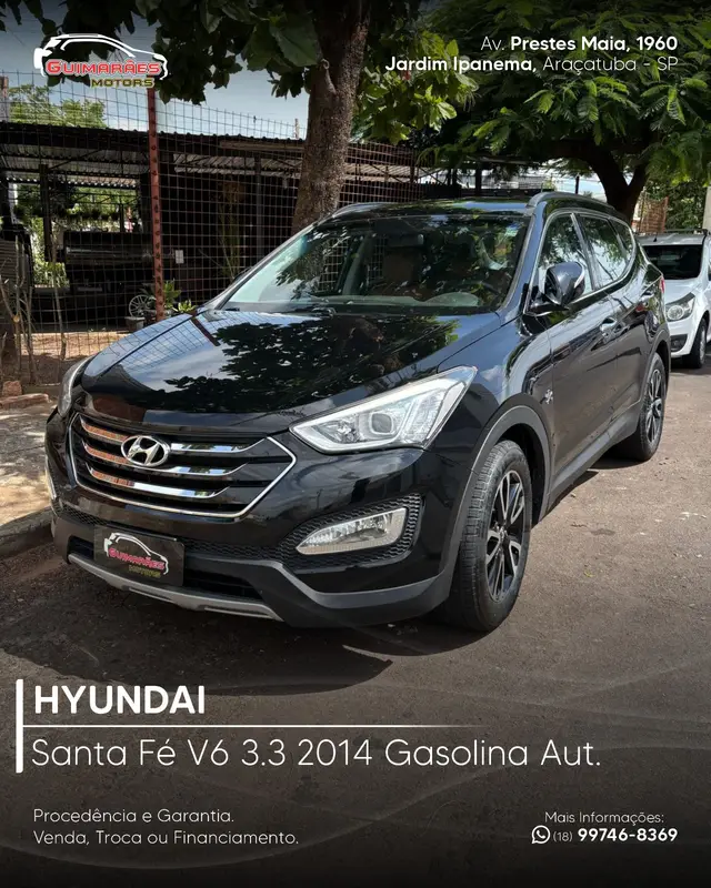 Carro Hyundai Santa Fe 2014 Grand  GLS 3.3L V6 4wd