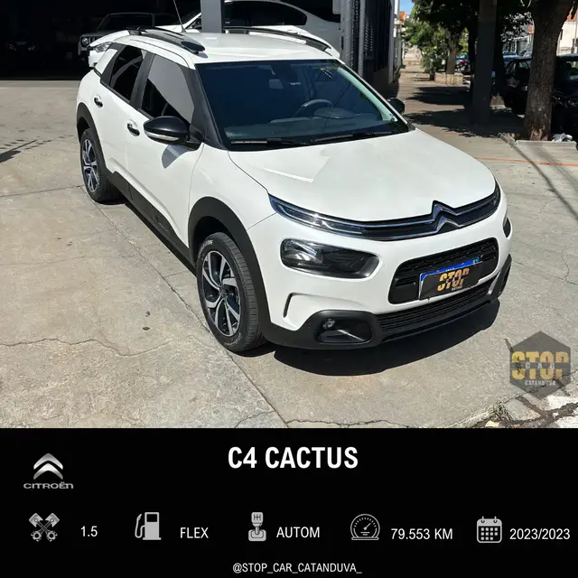 Carro Citroën C4 Cactus 2023 1.6 Feel Pack (Aut) (Flex)