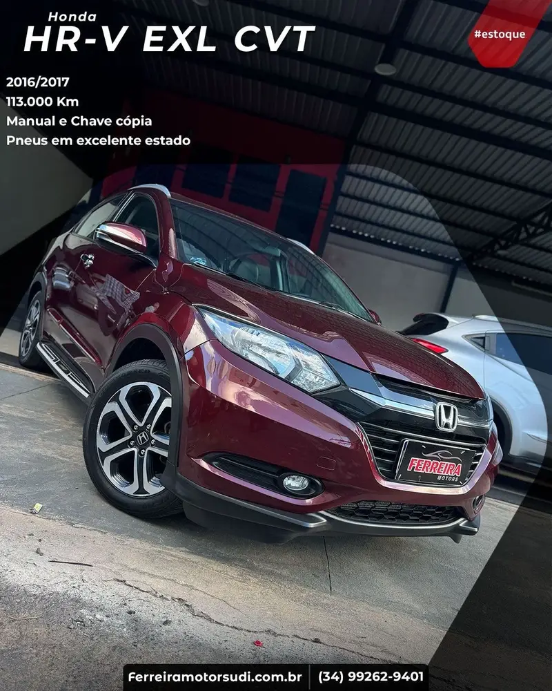Honda HR-V EXL CVT 1.8 I-VTEC FlexOne
