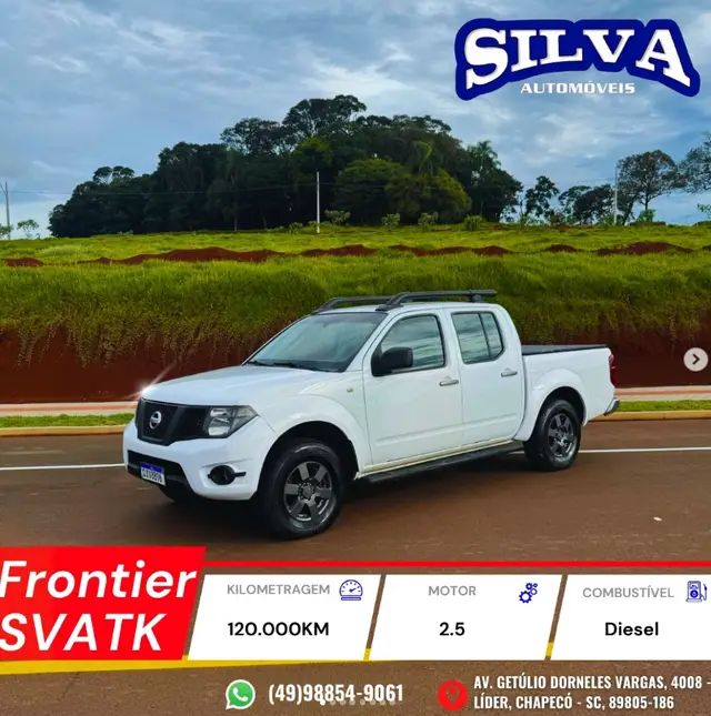 Carro Nissan Frontier 2015 S 2.5 TD CD 4x2