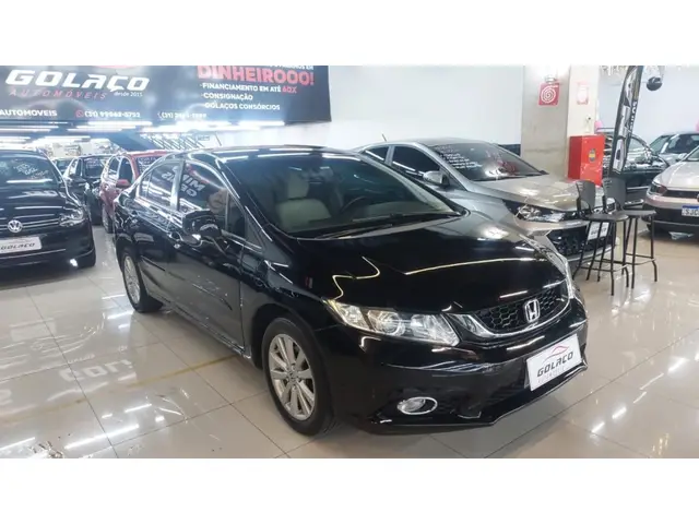 Carro Honda Civic 2014 New  LXS 1.8 16V i-VTEC (Flex)