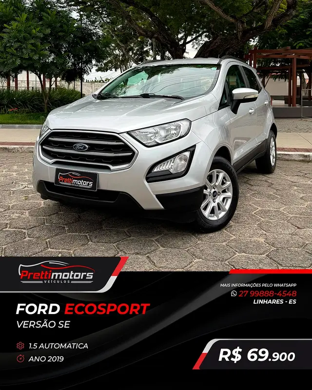 Carro Ford EcoSport 2019 SE 1.5 (Aut) (Flex)