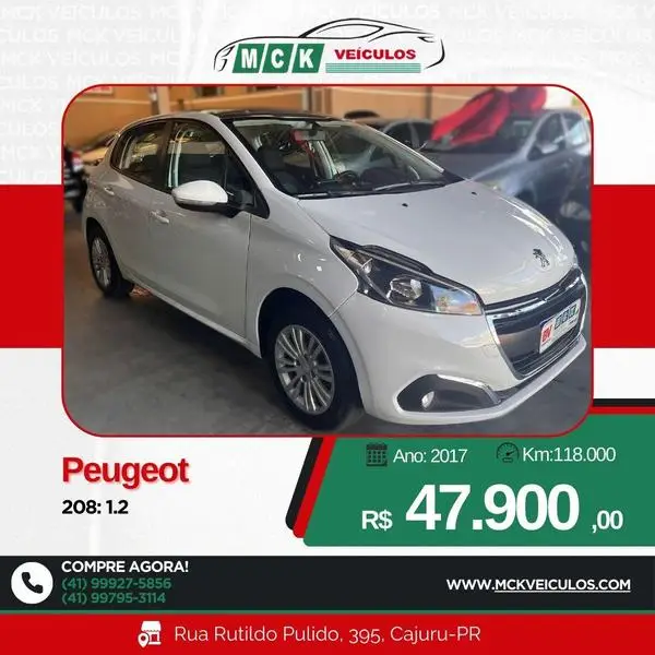 Peugeot 208 Allure 1.2 12V (Flex)