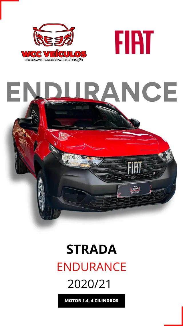 Carro Fiat Strada 2021 Endurance 1.4 CS (Flex)