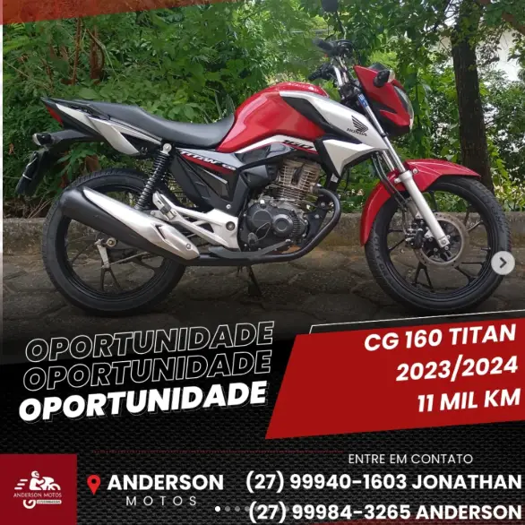Moto Honda CG 160 2024 Titan