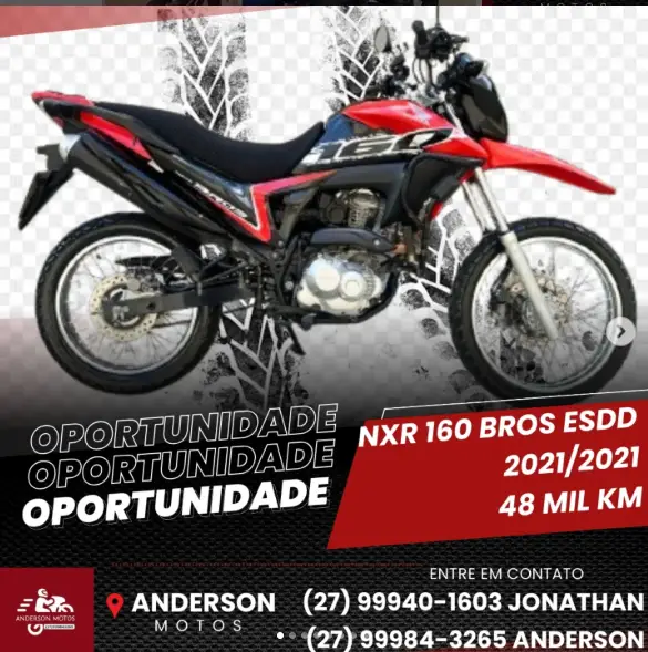 Carro Honda NXR 160 2021 Bros ESDD