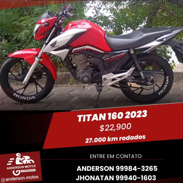 Moto Honda CG 160 2023 Titan