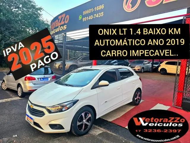 Carro Chevrolet Onix 2019 1.4 LT SPE/4 (Aut)
