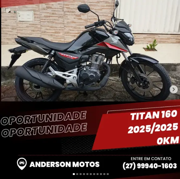 Moto Honda CG 160 2025 Titan