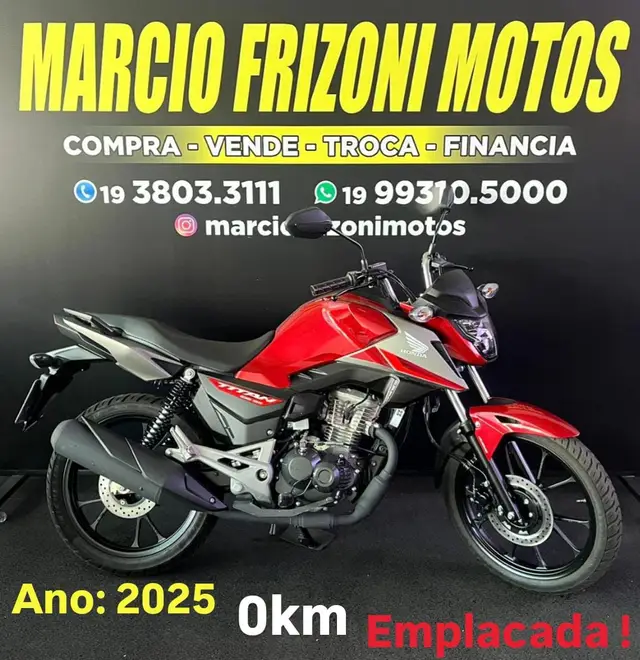 Moto Honda CG 160 2025 Titan