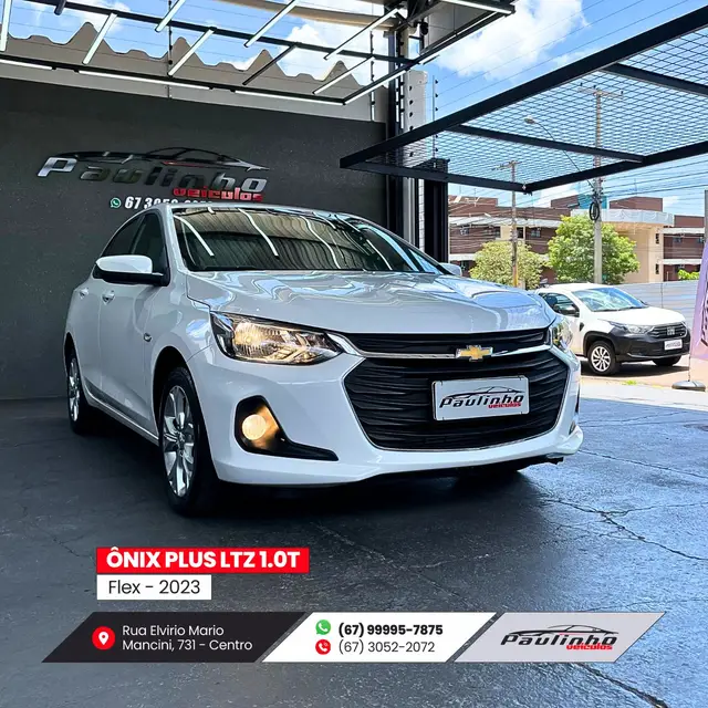 Carro Chevrolet Onix Plus 2023 LTZ 1.0 Turbo
