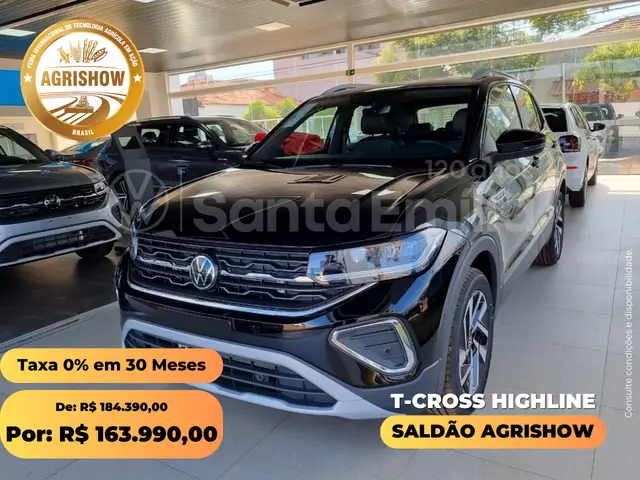 Carro Volkswagen T-Cross 2025 1.4 TSI Highline (Aut) (Flex)