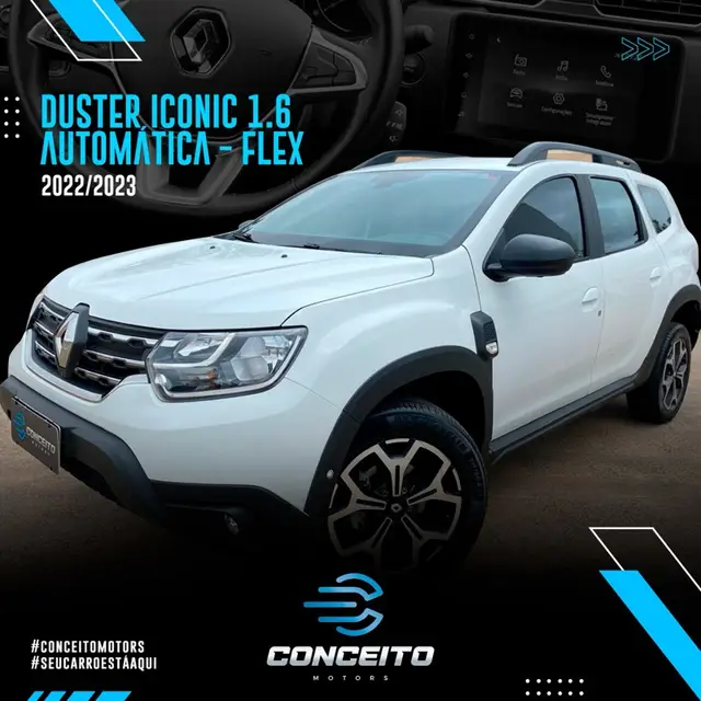 Carro Renault Duster 2023 Iconic 1.6 16V (Flex) (Aut)