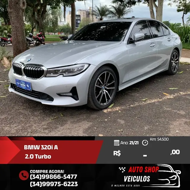 Carro BMW 320i 2021  GP 2.0 Turbo (Aut)