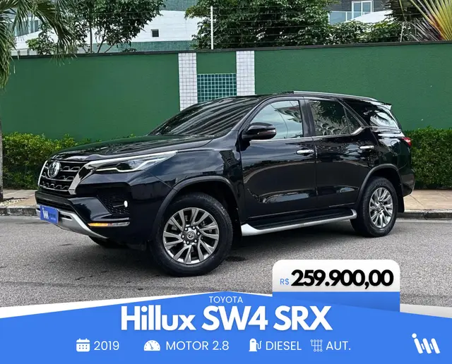 Carro Toyota SW4 2019 2.8 TDI SRX 7L 4x4 (Aut) (Diesel)
