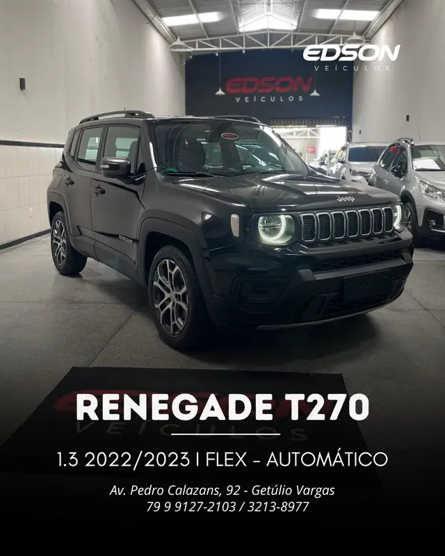 Carro Jeep Renegade 2023 Longitude T270 1.3 Turbo 4x2