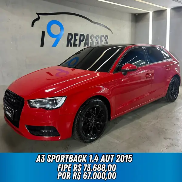 Carro Audi A3 2015 1.4 TFSI Attraction S Tronic