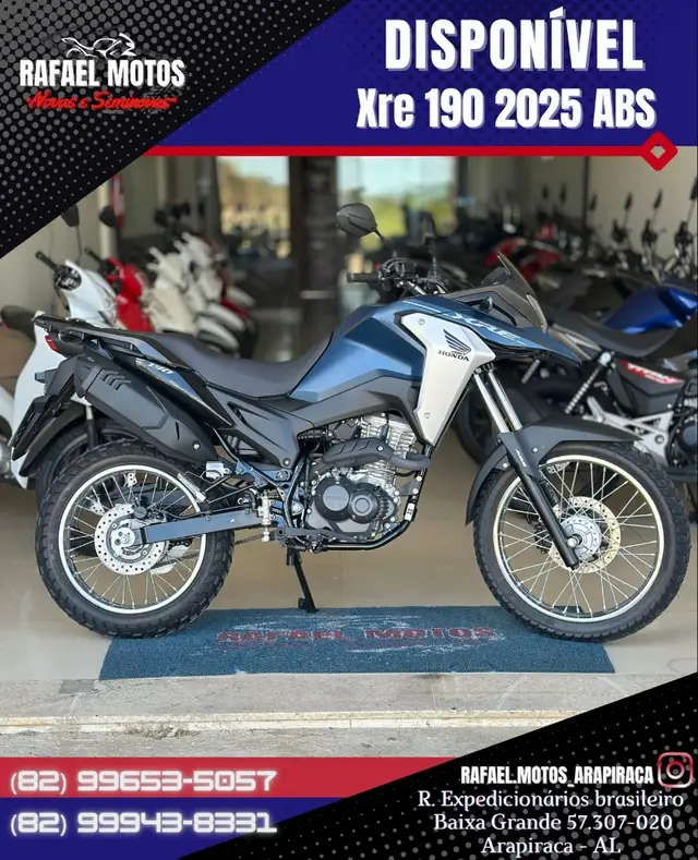 Carro Honda XRE 190 2025 SE
