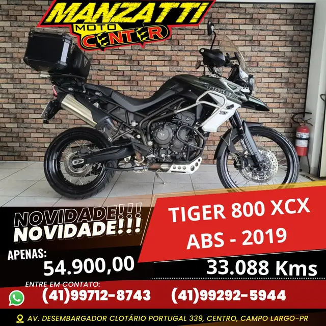 Carro Triumph Tiger 800 2019 800 XCx