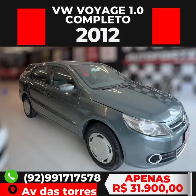 Carro Volkswagen Voyage 2012 1.0 Total Flex