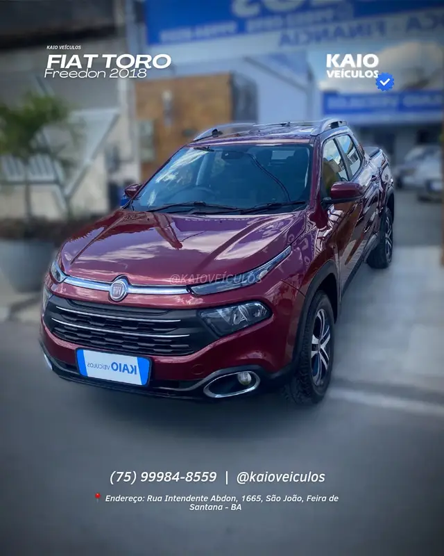 Carro Fiat Toro 2018 Freedom 1.8 AT6 4x2 (Flex)