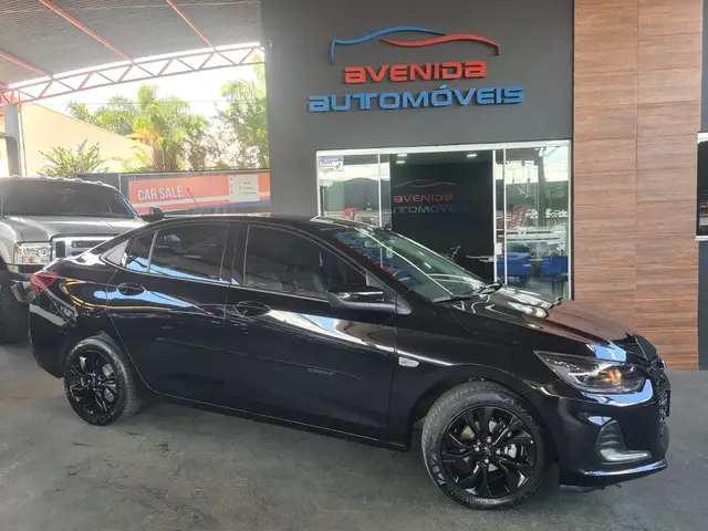 Carro Chevrolet Onix Plus 2021 1.0 Premier Turbo Midnight Flex (Aut)