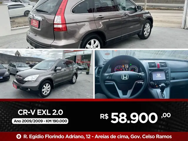 Carro Honda CR-V 2009 EXL 4x4 2.0 16V (aut)