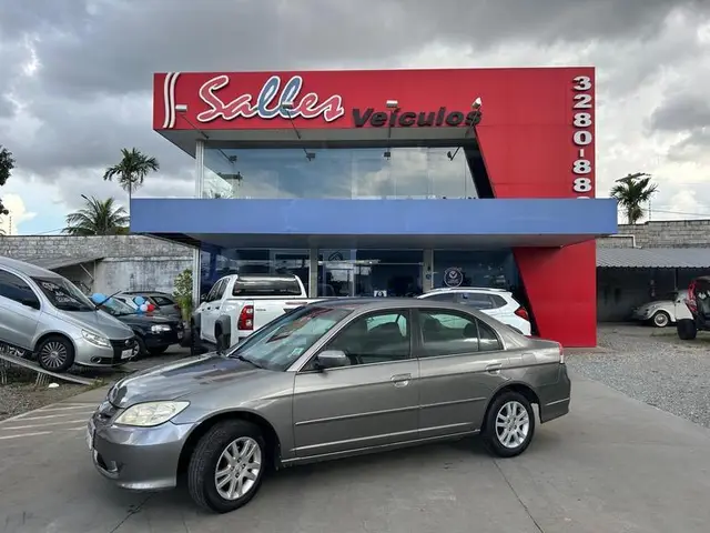 Carro Honda Civic 2005 Sedan LX 1.7 16V