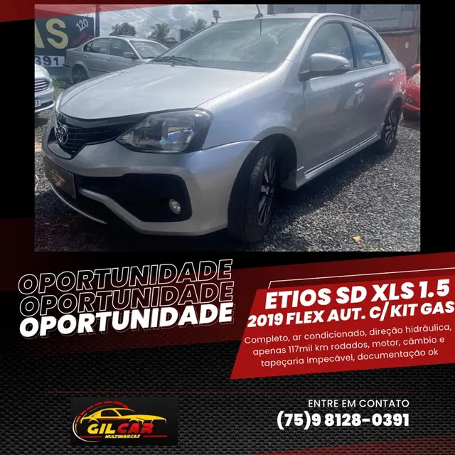 Carro Toyota Etios Sedan 2019 XLS 1.5 (Aut) (Flex)