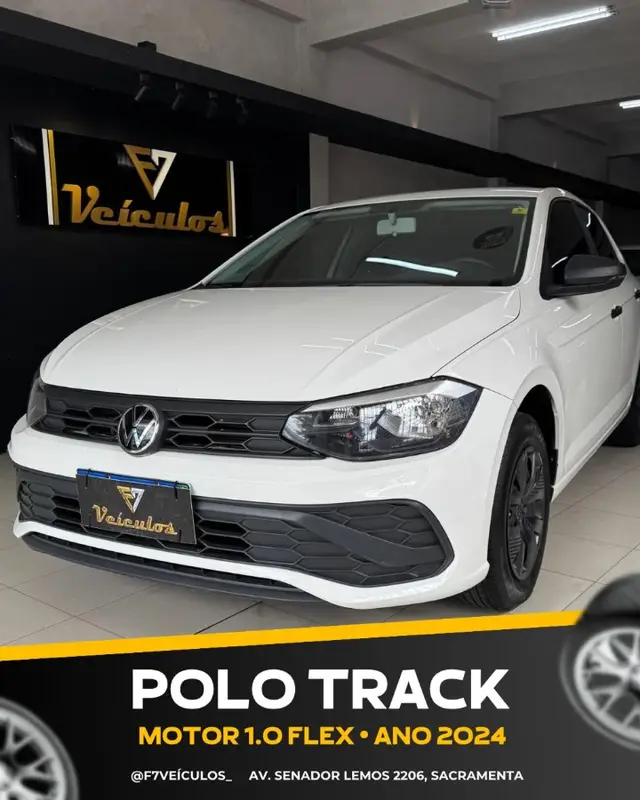 Carro Volkswagen Polo 2024 Track 1.0 Flex 12V 5p