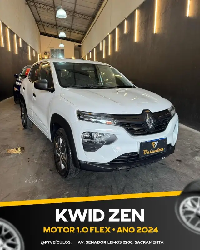 Carro Renault Kwid 2024 Zen 1.0 12v SCe (Flex)