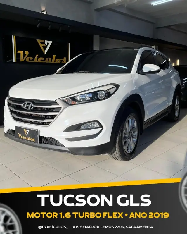 Carro Hyundai Tucson 2019 GLS 1.6 T-GDI (Aut)