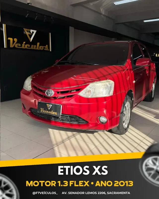 Carro Toyota Etios 2013 XS 1.3 (Flex)