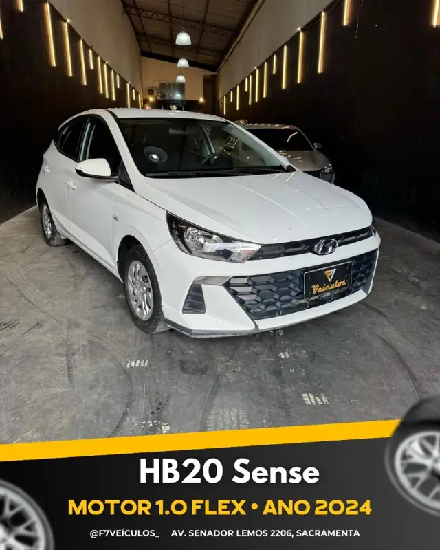 Carro Hyundai HB20 2024 Sense 1.0 (Mec.)