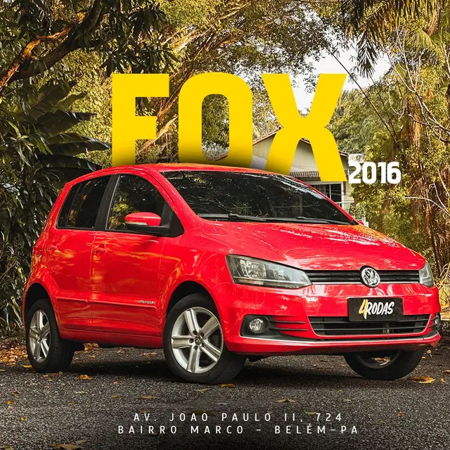 Carro Volkswagen Fox 2016 1.0 MPI Comfortline (Flex)