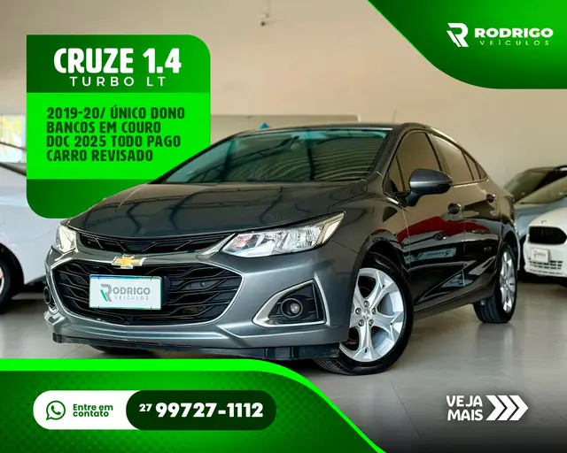 Carro Chevrolet Cruze 2020 LT 1.4 Turbo (Aut.)
