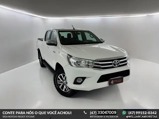 Carro Toyota Hilux Cabine Dupla 2018 Hilux 2.8 TDI SRV CD 4x4 (Aut)