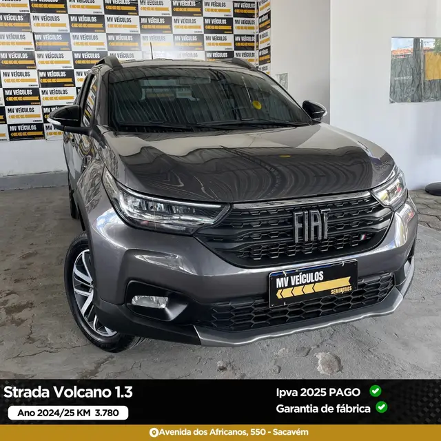 Carro Fiat Strada 2025 Volcano 1.3