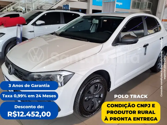 Carro Volkswagen Polo 2025 Track 1.0 Flex 12V 5p