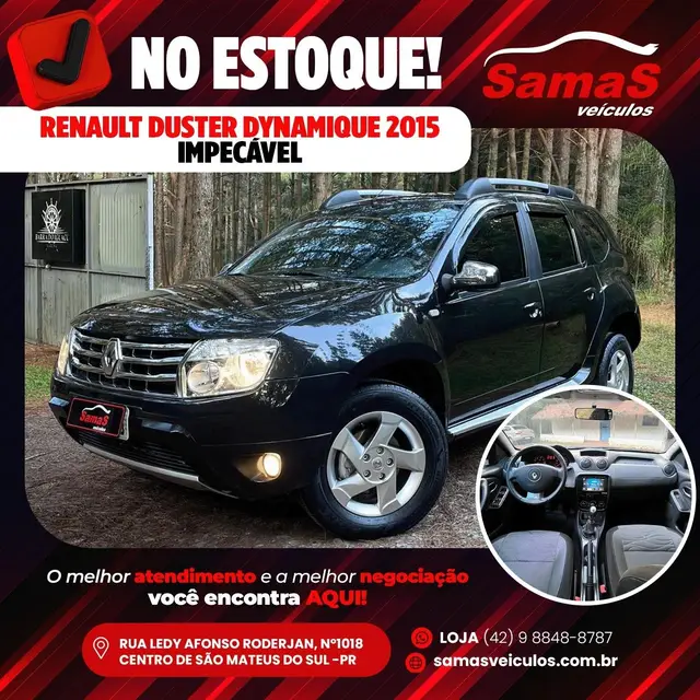Carro Renault Duster 2015 2.0 16V Dynamique (Flex)
