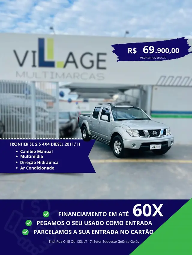 Carro Nissan Frontier 2011 SE 4x2 2.5 16V (cab. dupla)