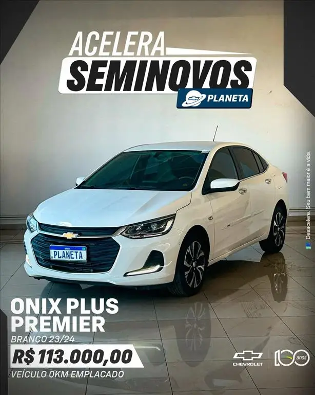 Carro Chevrolet Onix Plus 2024 Premier 1.0 Turbo (Aut.)
