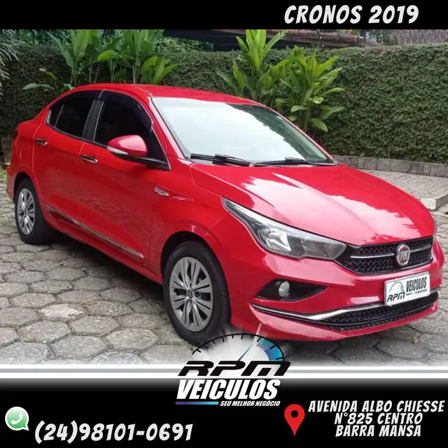 Carro Fiat Cronos 2019 1.8 Precision E.Torq AT6 (Flex)