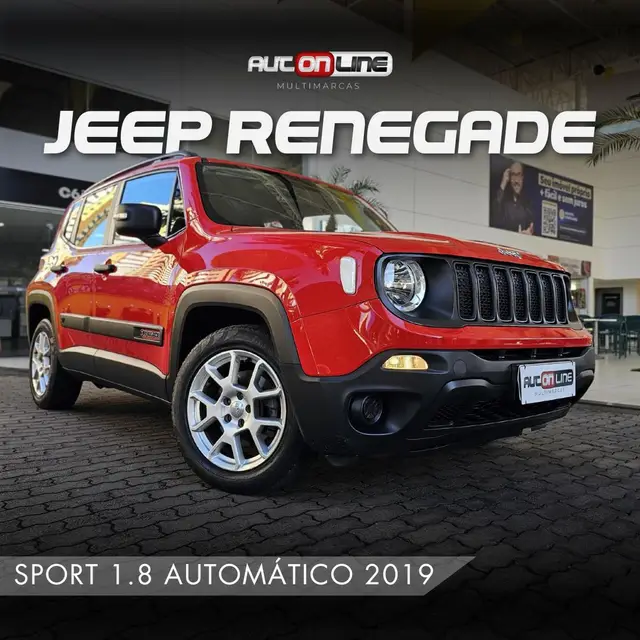 Carro Jeep Renegade 2019 Sport 1.8 4x2 (Aut) (Flex)