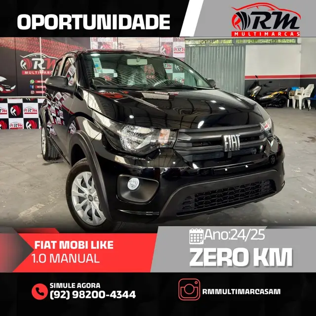 Carro Fiat Mobi 2025 Like 1.0
