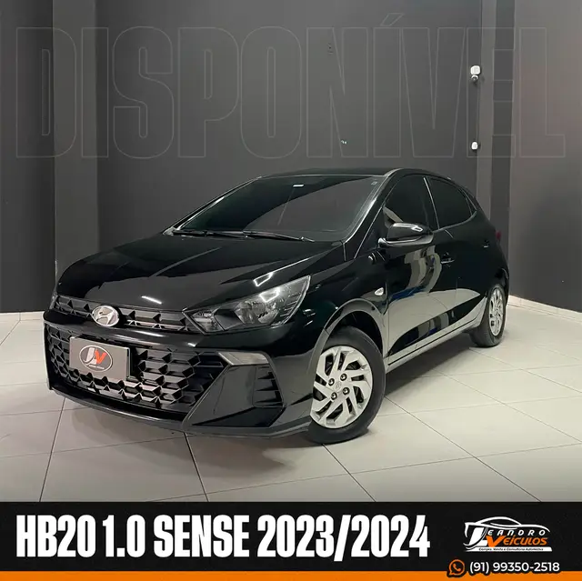 Carro Hyundai HB20 2024 Sense 1.0 (Mec.)